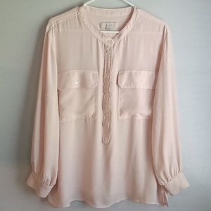 Loft pink blush blouse